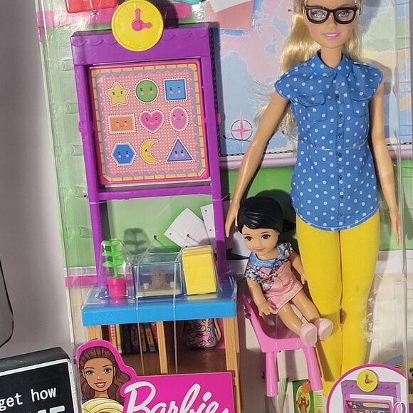 Barbie "You Can Be Anything" Teacher Playset - Doll with Classroom Accessories, - Picture 9 of 10